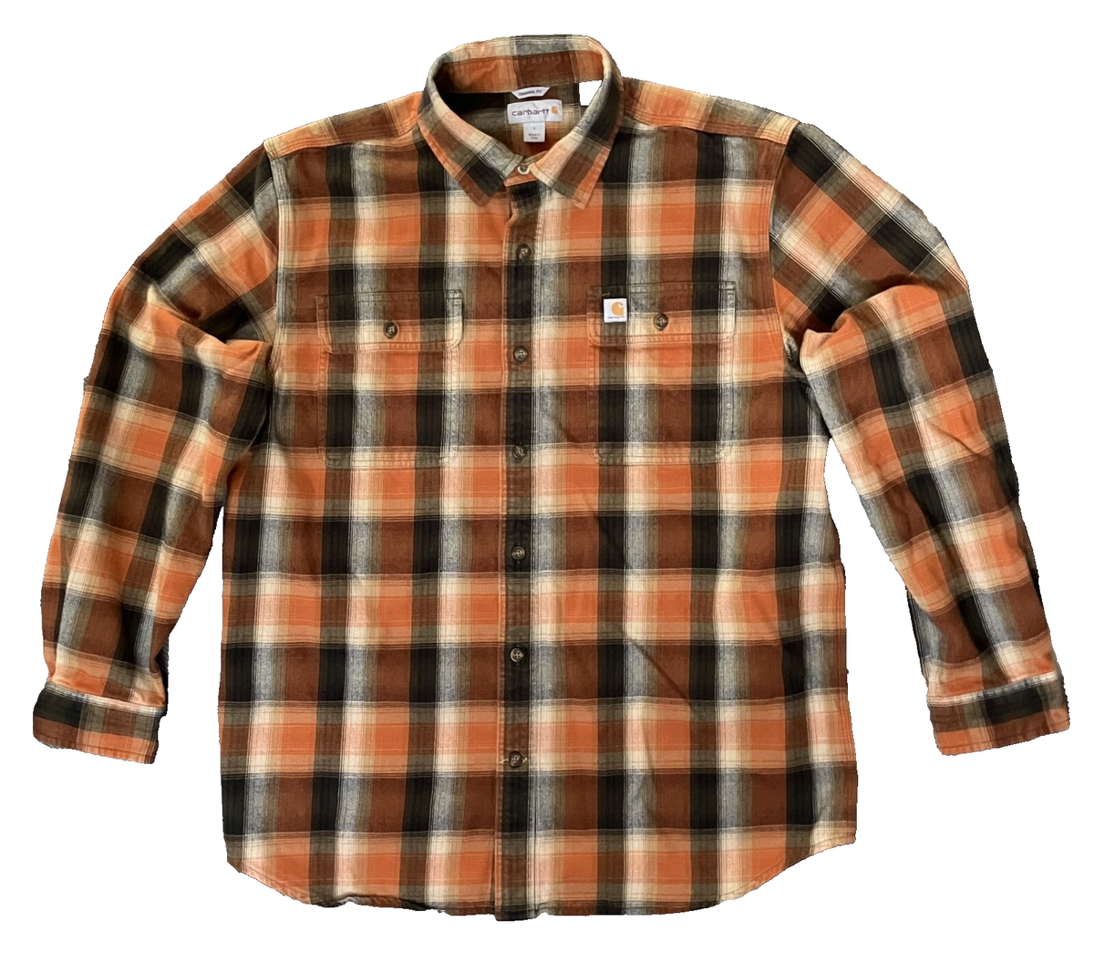 Heavyweight Flannel Carhartt Hubbard Plaid Flannel Shirt Carhartt