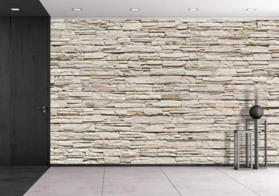 Wall26 - Stone Brick Wall - Canvas Art Wall Decor - 100x144 inches