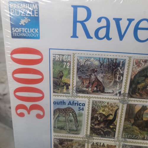 Ravensburger Animal Stamps Safari 3000 Pc Puzzle NEW 17 0791 Factory Sealed NIP - Picture 4 of 7