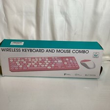 Wireless Keyboard And Mouse Combo With Number Keypad New