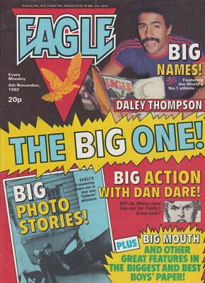 EAGLE  - 6th NOVEMBER 1982 - IPC Magazines DAN DARE
