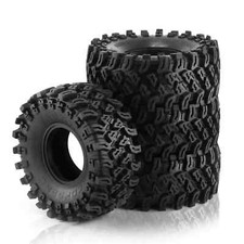 136mm 2.2" Rubber Tire Wheel Tyre for 1/10 RC Crawler Car Axial SCX10 Pro Wraith