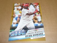 2020 Topps T2 DECADES  BEST JUMBO GOLD 5 X 7 02/10 2000s RYAN HOWARD PHILLIES