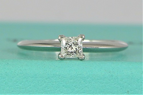 $3000 Tiffany \u0026 Co Platinum 0.31ct 