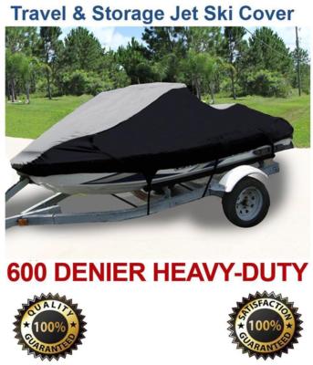 Black 600 Denier Jetski Cover For Honda Aquatrax F12/F12X (2002-2007) – Heavy-Duty Water-Resistant PWC Cover