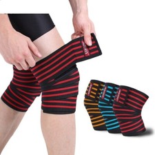 Knee Wraps Men Fitness Weight Lifting Sports Bandages Squats Training Equipment