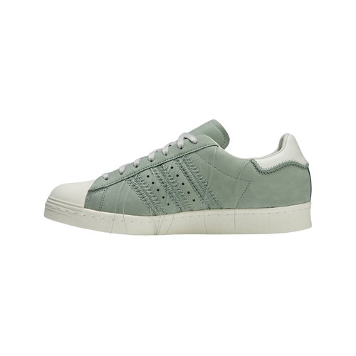 Adidas Y-3 Yohji Yamamoto Cuero Verde Superstar Tenis IG0801 Nuevas $330 - Imagen 3 de 8