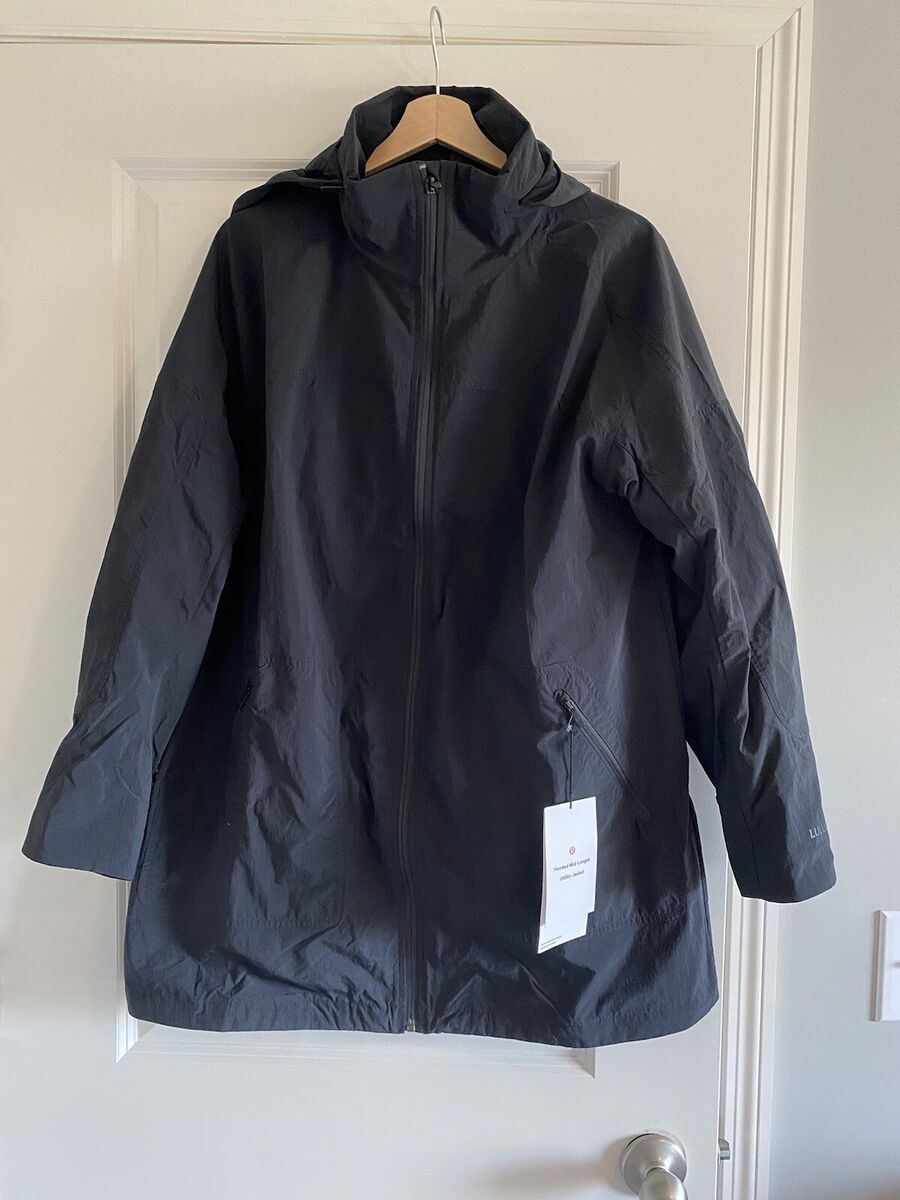 Lululemon Hooded Mid-Length Utility Jacket Black Size S Lululemon Hooded Mid-Length Utility Jacket Black Size S