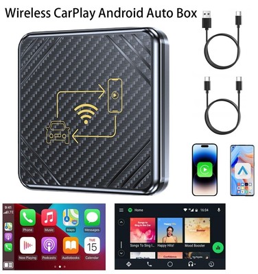 Drahtloser CarPlay Android Auto Mini Box Dongle Android11+ System AI Box Adapter
