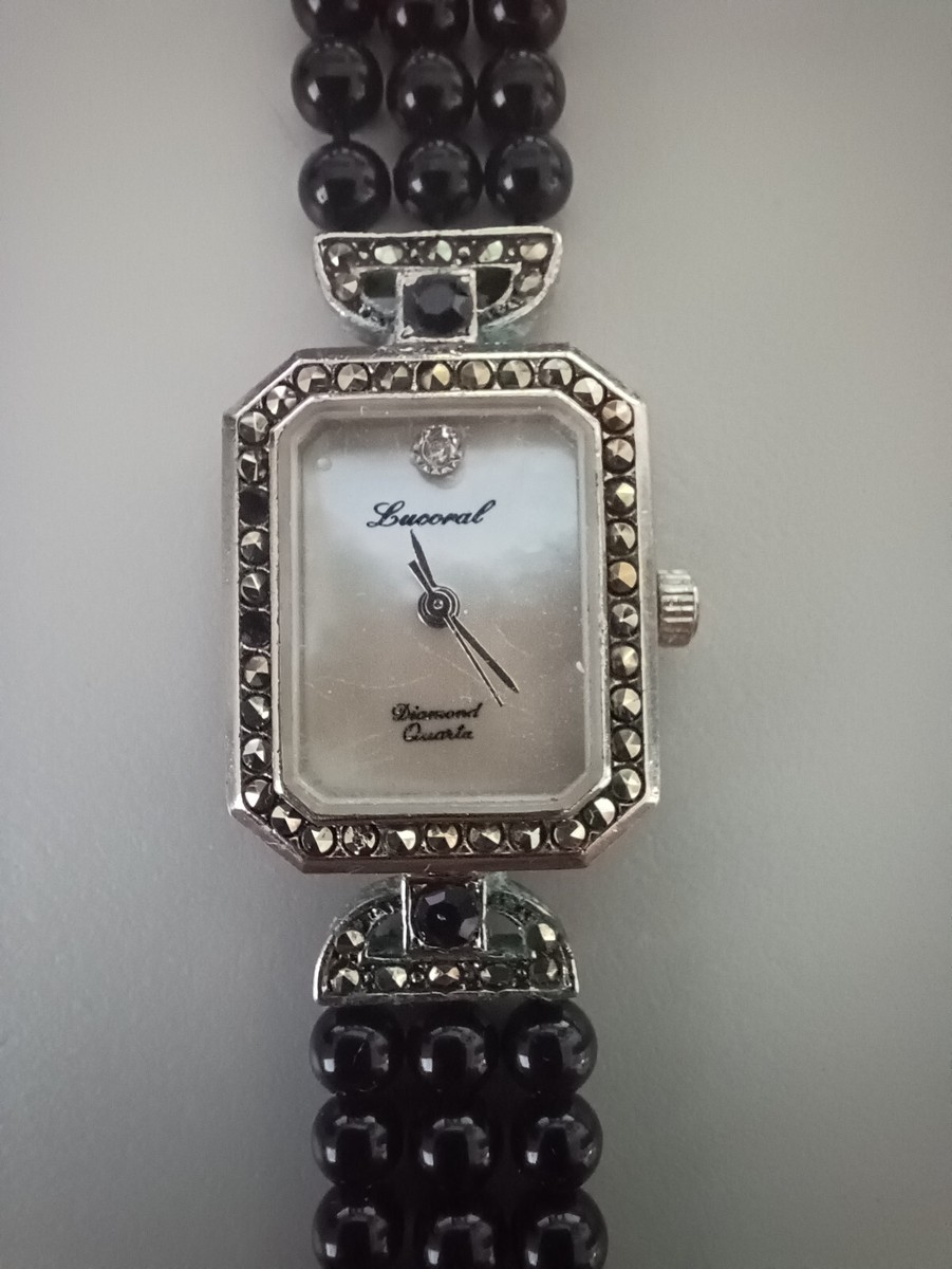 NWT Lucoral Santa Fe Vintage Genuine Gemstone Bead Wrist‎ Band Watch Santa Fe Watch W41250 - Parts Unknown main image 3