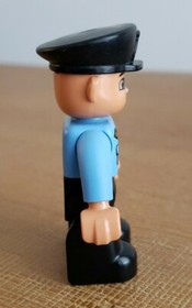 LEGO Duplo Lot of 2 Figures Policeman & Prisoner (Set 10809 Police Patrol) 