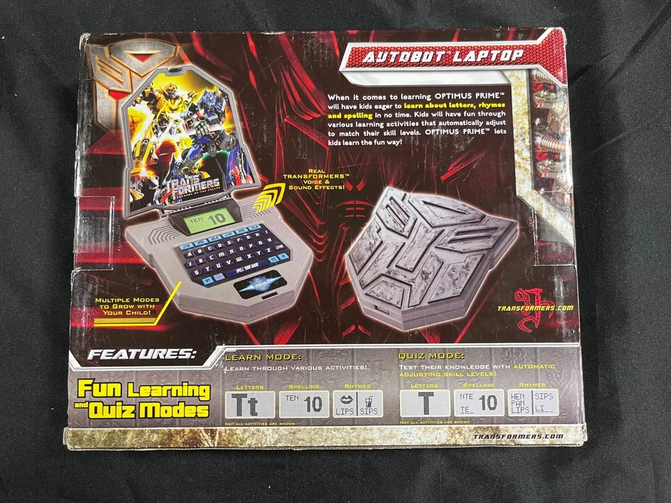 2009 Transformers Revenge of the Fallen Autobot Laptop New Sealed AA 8723 - Image 2 of 4