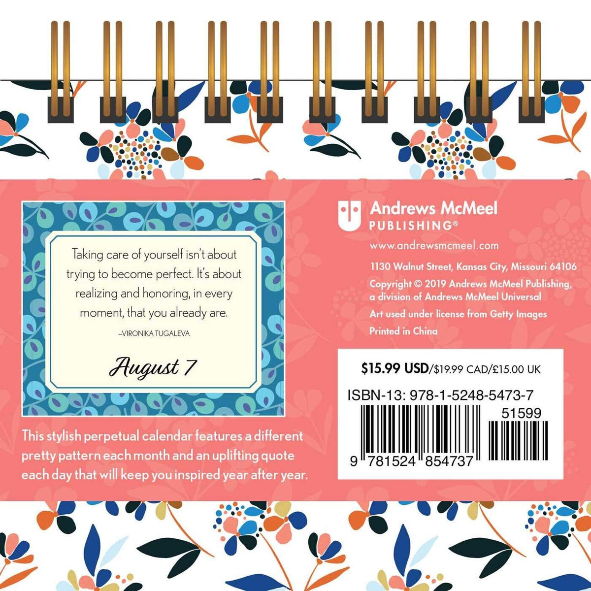 Andrews McMeel Posh: Perpetual Calendar: 366 Daily Inspirations w  9781524854737 | eBay