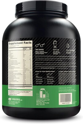 Optimum Nutrition Serious Mass, Build And Maintain Muscle
