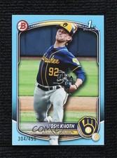 2025 Bowman Prospects Sky Blue 304/499 Josh Knoth #BP-136 0lj0