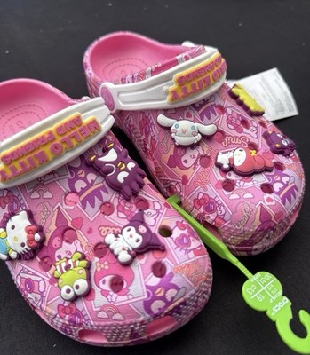 Crocs Hello Kitty and Friends Sanrio Pink Clogs for Toddlers Size C8