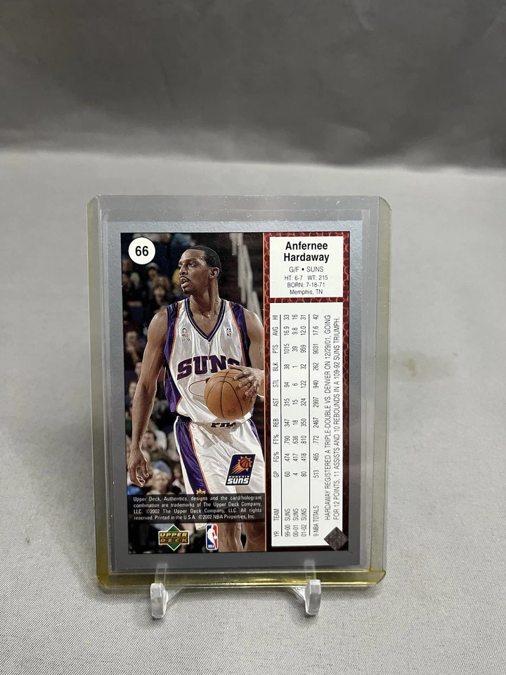 2002-03 Upper Deck Authentics Rainbow Anfernee Hardaway (#'d /50) - Image 2 of 2