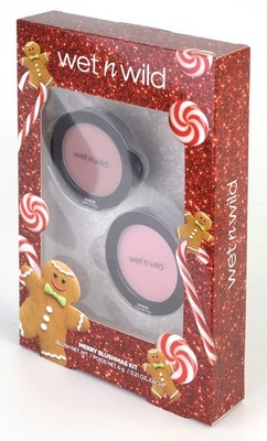 Creme-Blush Set Wet n Wild Merry Blushmas, 2 Farben, strahlend, Make-up