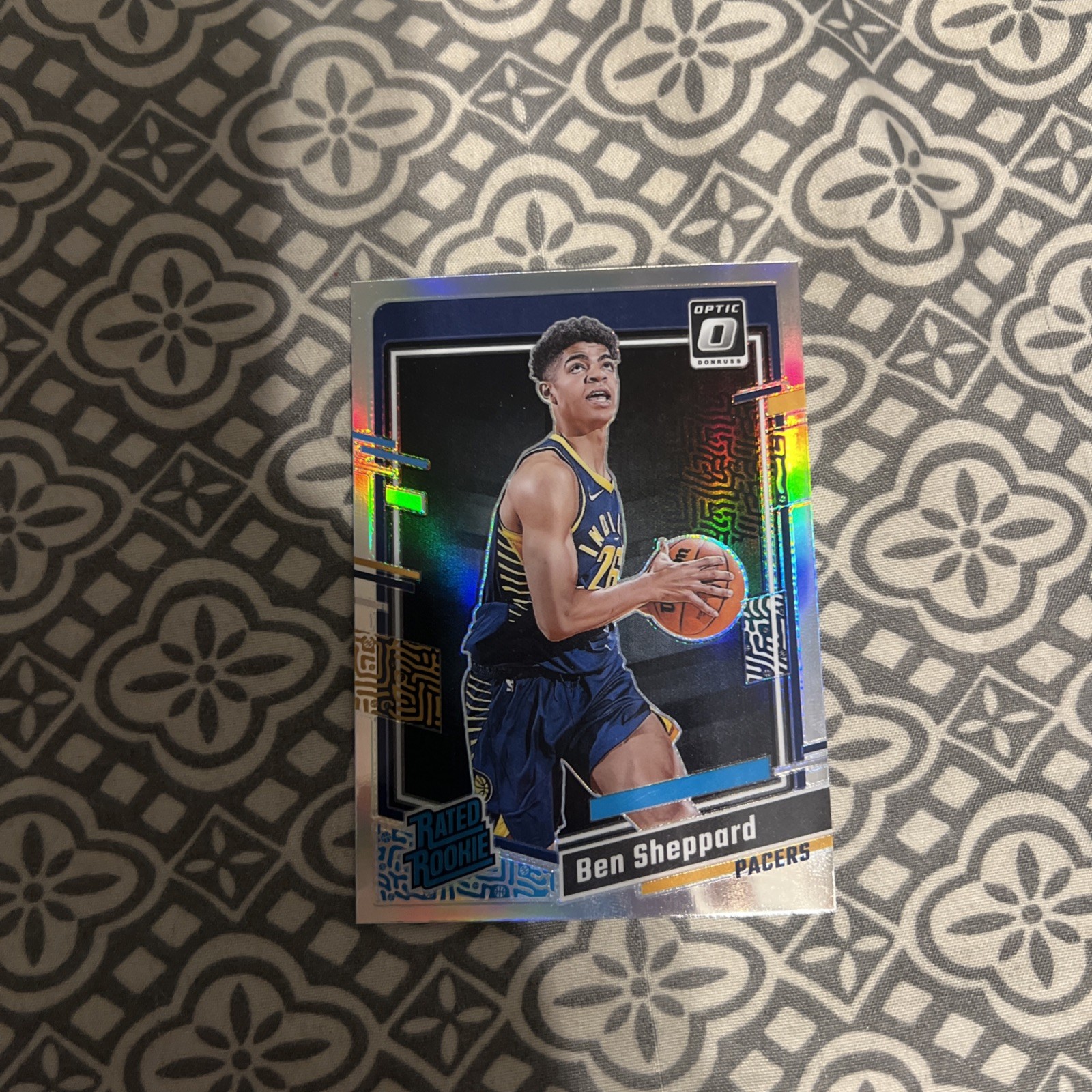 2023-24 Donruss Optic Ben Sheppard Rated Rookie RC Silver Holo Prizm SP #221