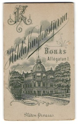 Fotografie Hilda Kuylenstjerna, Boras, Allegatan 1, Ansicht Boras, Blick auf di 