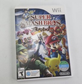 Nintendo Wii Mini Red Console Bundle + Smash Bros Brawl