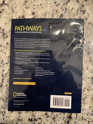 Pathways: Listening, Speaking, and Critical Thinking 3, 2nd