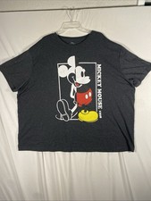 Disney Mickey Mouse 1928 T Shirt Size 2XB Dark Gray