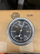 Vintage Ac Mechanical Tachometer 0-800 Rpm 3-38 Diameter Bin Or Best Offer