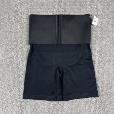 Skinnygirl Shapewear Shorts Womens Large Black Smoothers Shapers High Waist
