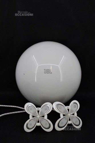 JBL Spyro Stereo System Subwoofer With Pair Of White Speakers