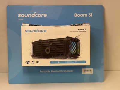 Soundcore Boom 3i Outdoor Bluetooth Speaker Black Waterproof Speaker