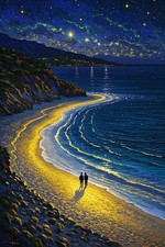 HYXBXSS Diamond Art Kits for Adults, 11.8 x 15.7 inches, beach