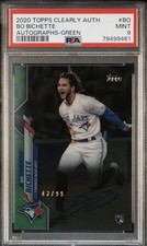 2020 Topps Chrome Auto Bo Bichette Green Refractor /99  #BO PSA 9 (None Higher)
