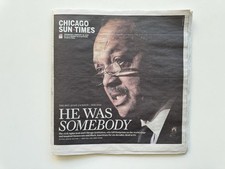 Chicago Sun-Times Reverend Jesse Jackson Commemorative Newspaper Chicago Sun-Times Reverend Jesse Jackson Commemorative Newspaper