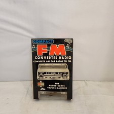 Vintage Kmart Compact Fm Converter Radio Am To Fm Car Adapter Nos In Box
