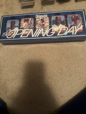 1987 Donruss Baseball Opening Day Complete Factory Set