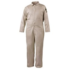 Black Stallion CF2117-ST 7oz. AR/FR Cotton Coverall, Stone Khaki