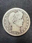 1914 Barber Quarter – Good (G) Condition – 90% Silver – Original U.S. Coin