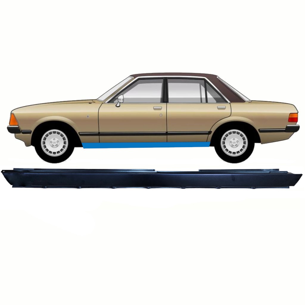 Full sill repair panel for Ford Granada 1977-1985 / Left
