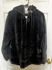 Victoria Secret PINK Faux Fur Half Zip Up Hoodie
