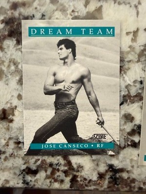 1991 TOPPS SCORE MLB BASEBALL THE DREAM TEAM CARD ATHLETICS JOSE CANSECO #441