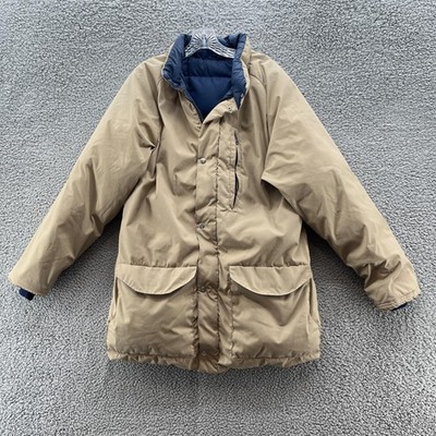 VTG Holubar Coat Mens Large Beige Down Parka Puffer Boulder Colorado 70s