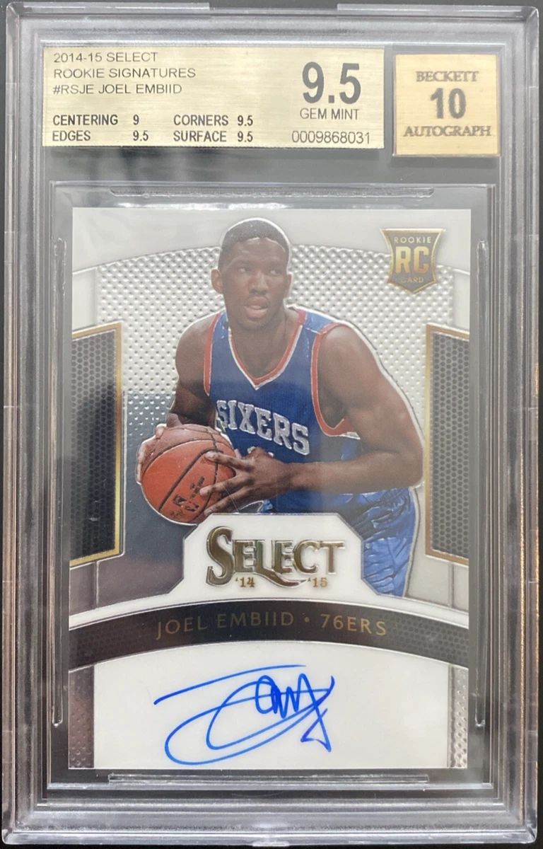 Joel Embiid Serial Numbered Basketball Sports Trading Card Singles