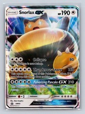 Snorlax GX - SM05 Holo Promo Sun & Moon Promo Pokemon DMG on eBay