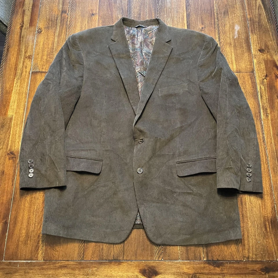 Blazer Lauren Ralph Lauren Para Hombres 48R Pana Paisley Forrado Abrigo Deportivo Chaqueta Foto 2 de 4