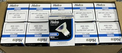 10 Pack Halco MR16FL35/L/GU10 107154 120V 35W