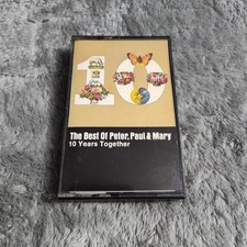 THE BEST OF PETER, PAUL MARY 10 Years Together CASSETTE TAPE, 1970