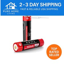 Rechargeable 3.7V 3600mAh Battery 2-Pack for Streamlight X Series Flashlights