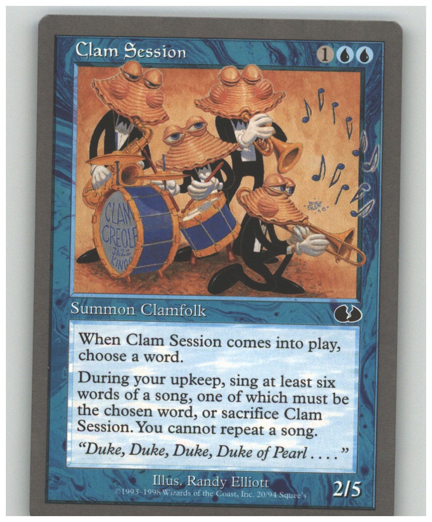 Clam Session 20 Unglued LP Magic