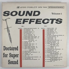 Sound Effects Doctored For Super Sound Vol 1 Audio Fidelity DFS-7006 Stereo